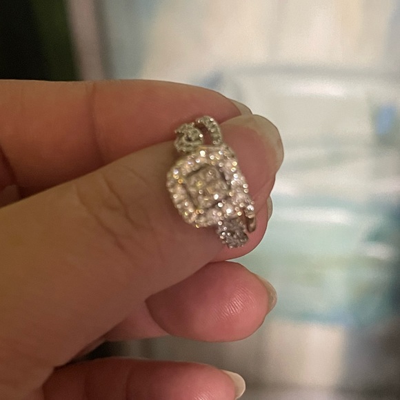 14k diamond bridal set - Picture 6 of 7